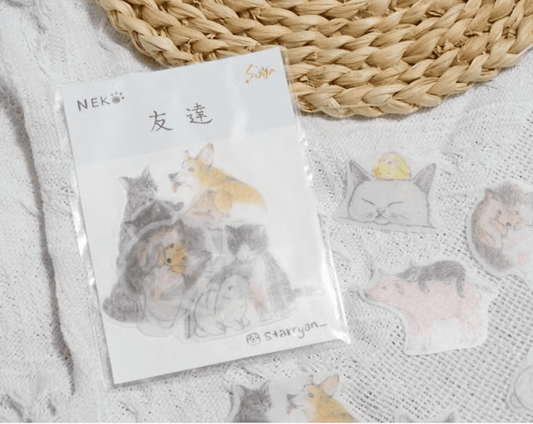 友達 貼紙包