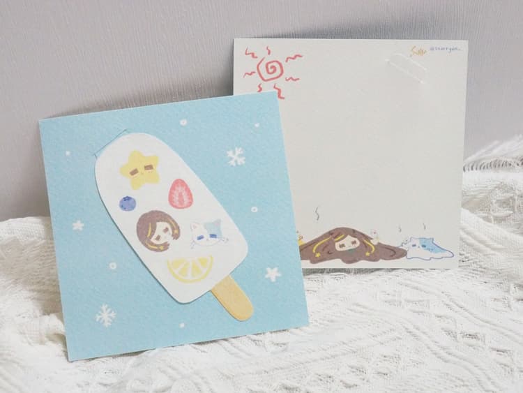 あたり?! 抽獎雪條 明信片